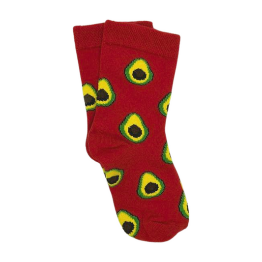 Avocado Pattern Socks
