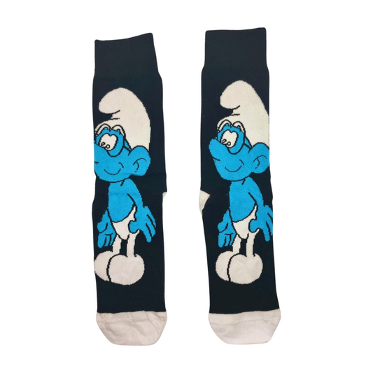 Brainy Smurf Cartoon Character Socks