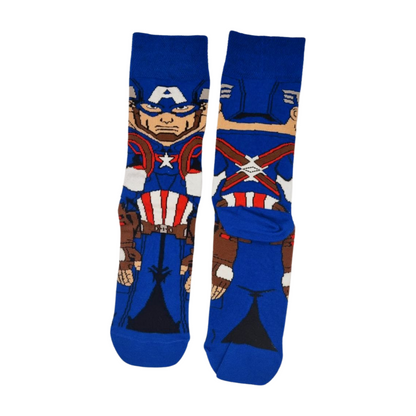 Captain America Character Socks