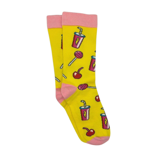 Cherry Print Socks