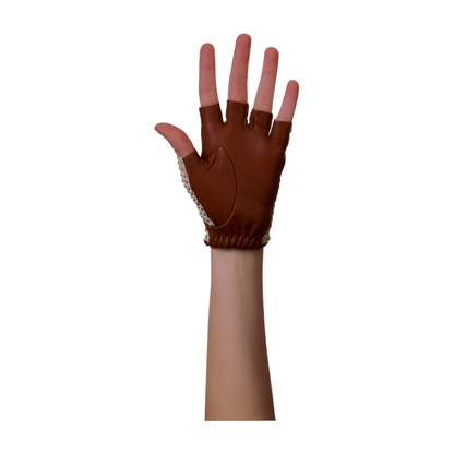 Fingerless Leather Gloves