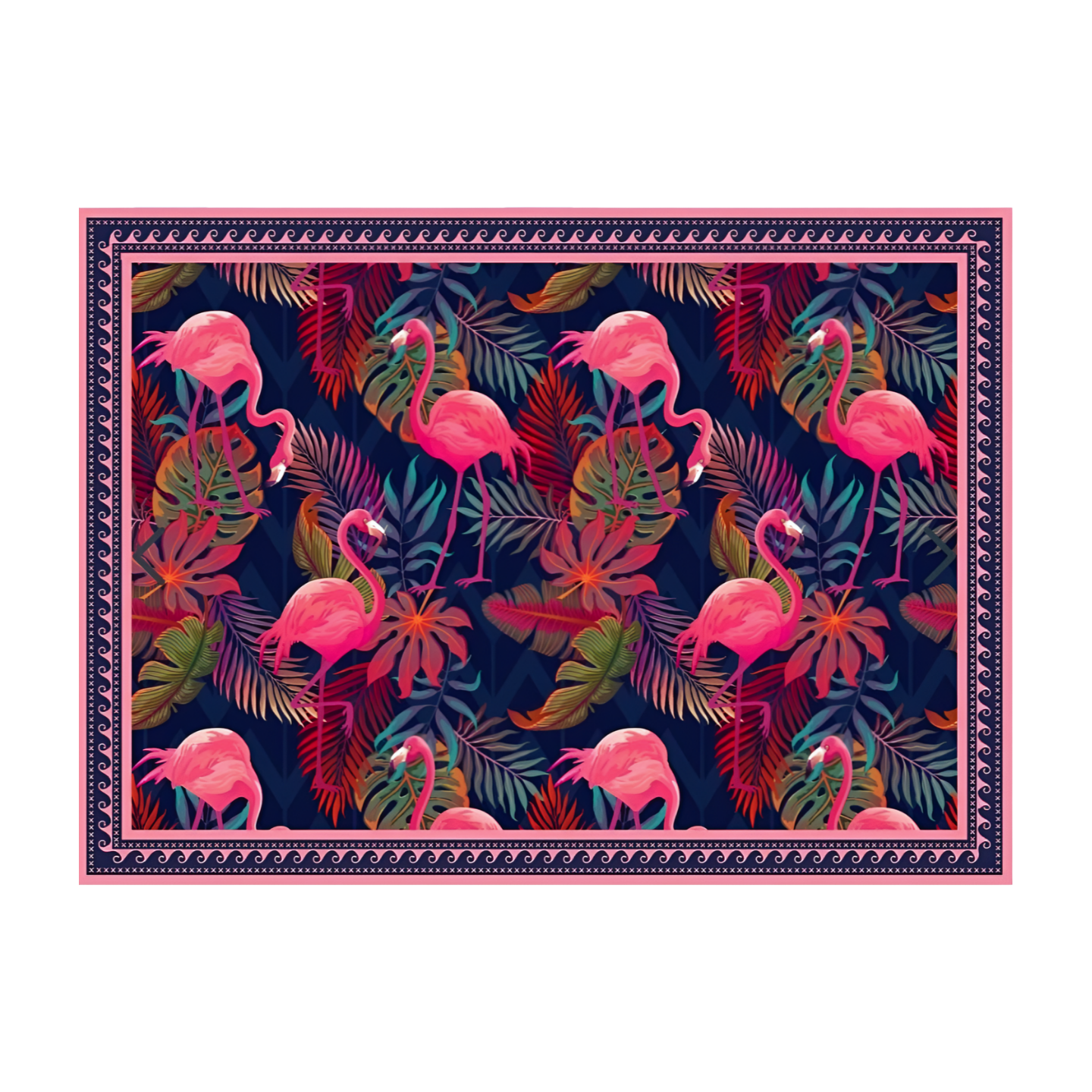 Flamingo Pattern Pareo