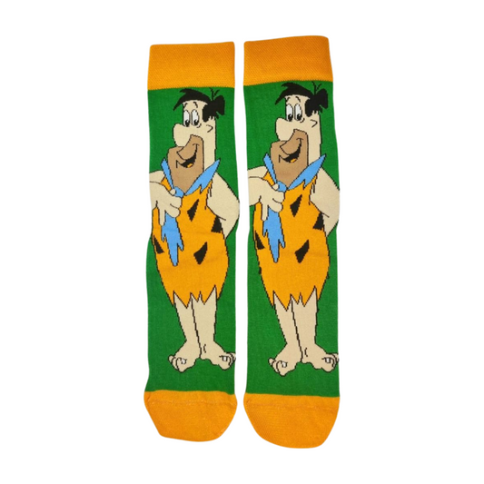 Fred Flintstone Cartoon Character Socks