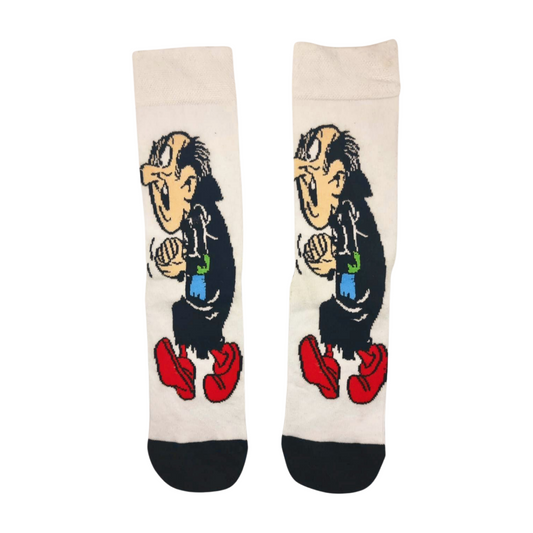 Gargamel Cartoon Character Socks