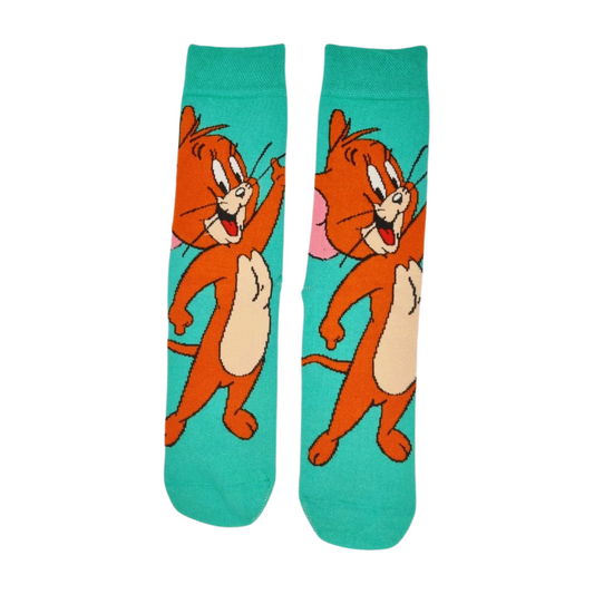 Jerry Cartoon Character Socks