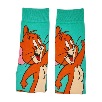 Jerry Cartoon Character Socks