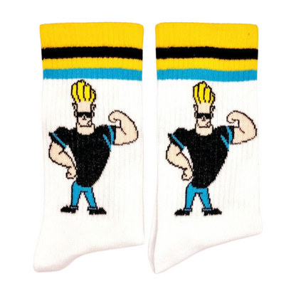 Johnny Bravo Swagger Socks - Strut with Confidence in Every Step