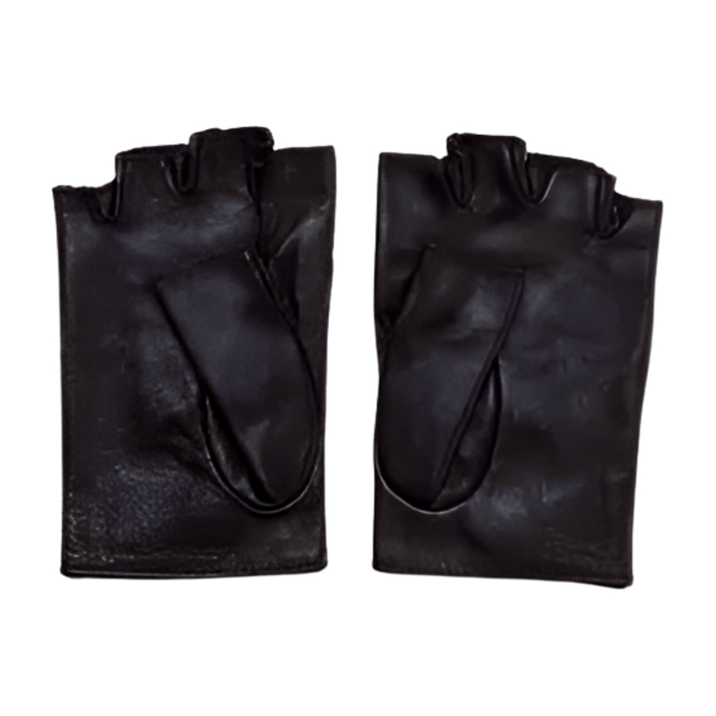 Leather Fingerless Driving Gloves