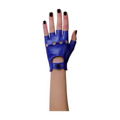 Leather Fingerless Driving Gloves