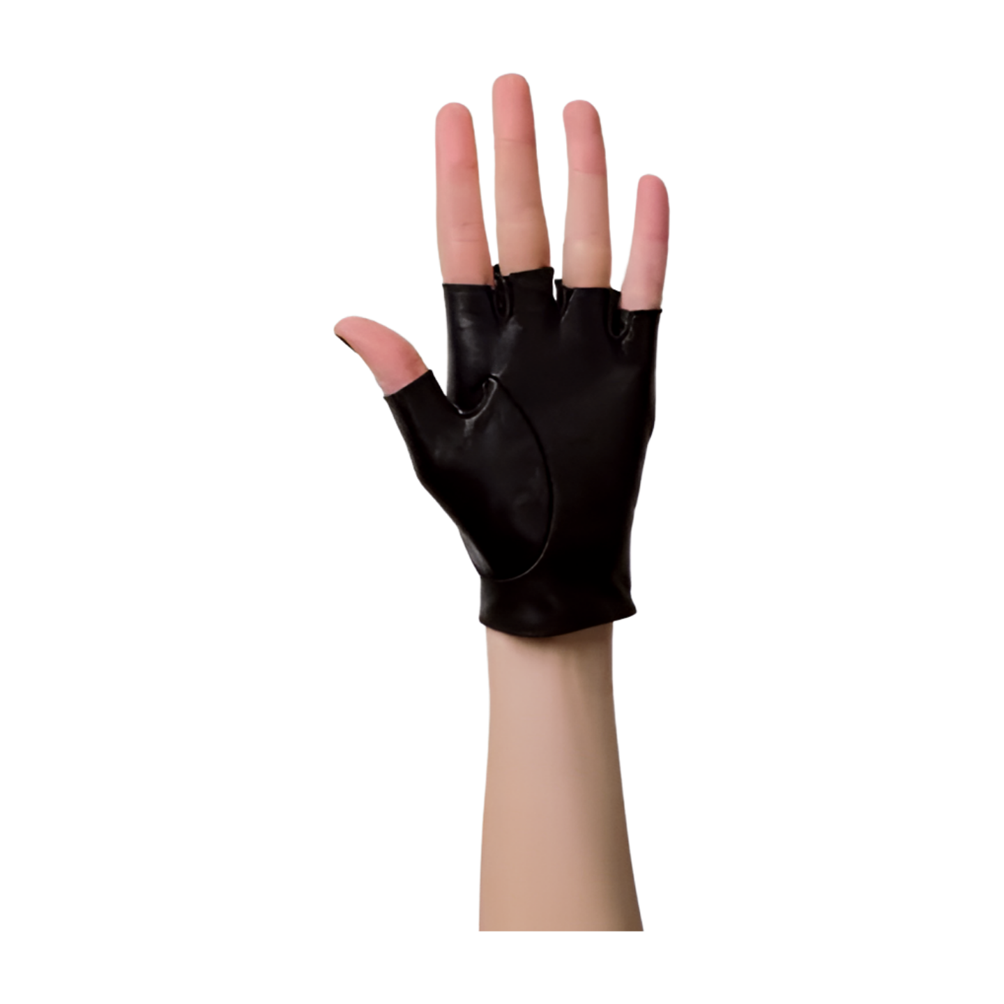 Leather Fingerless Driving Gloves