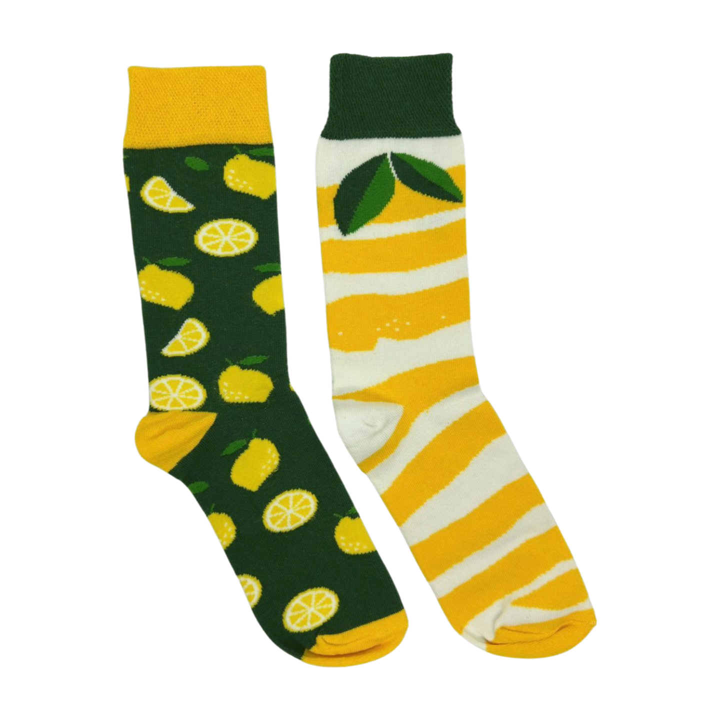 Lemon Mismatched Socks