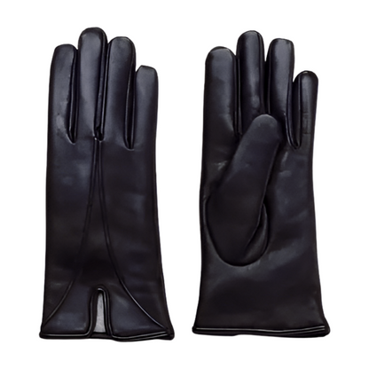 Luxurious Slip-on Leather Gloves