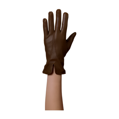 Luxurious Slip-on Leather Gloves