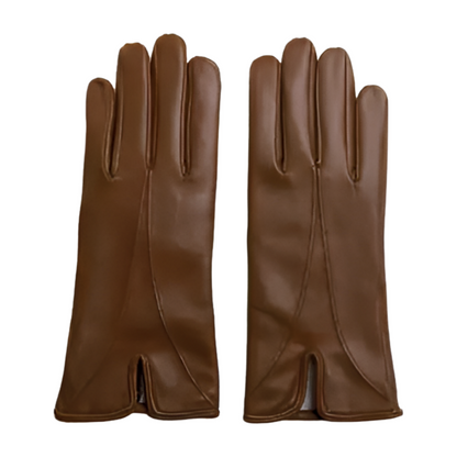 Luxurious Slip-on Leather Gloves