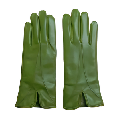 Luxurious Slip-on Leather Gloves