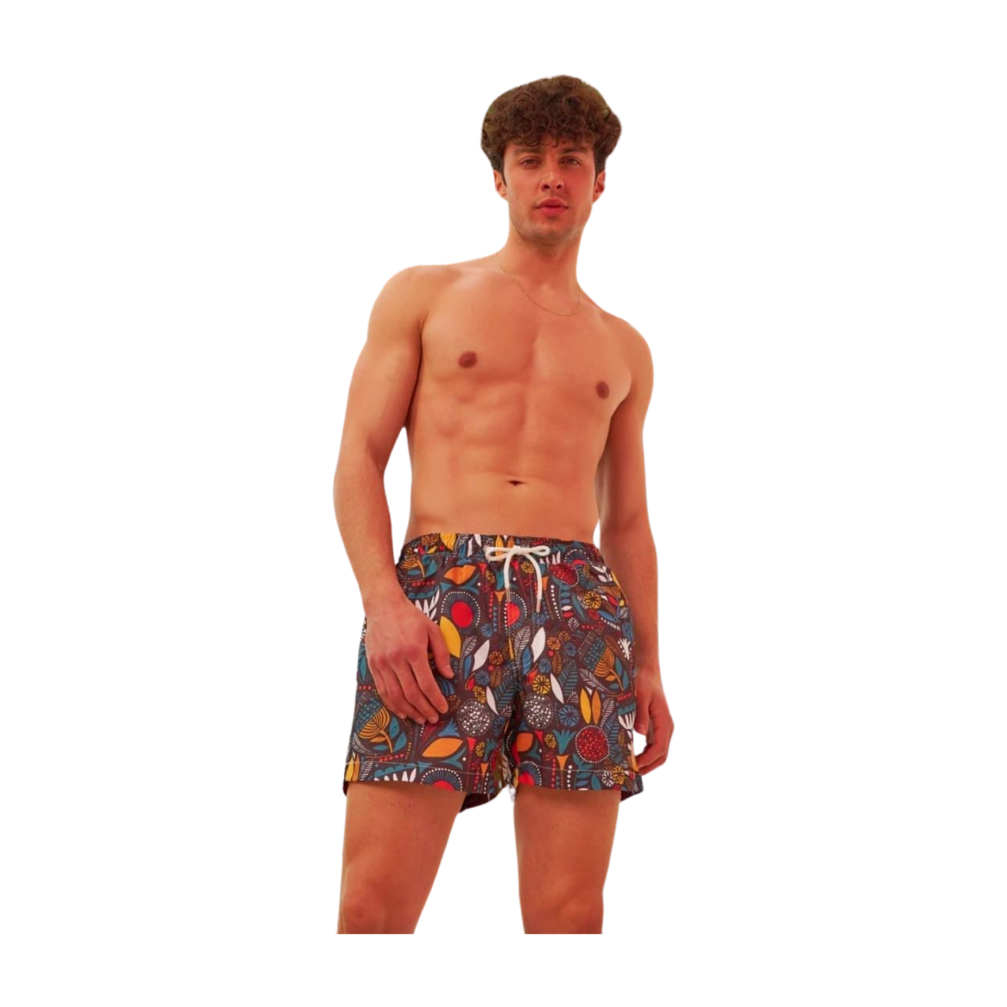 Men's Vibrant Colors Swim Trunks - Bold and Bright Beachwear for a Stylish Splash
