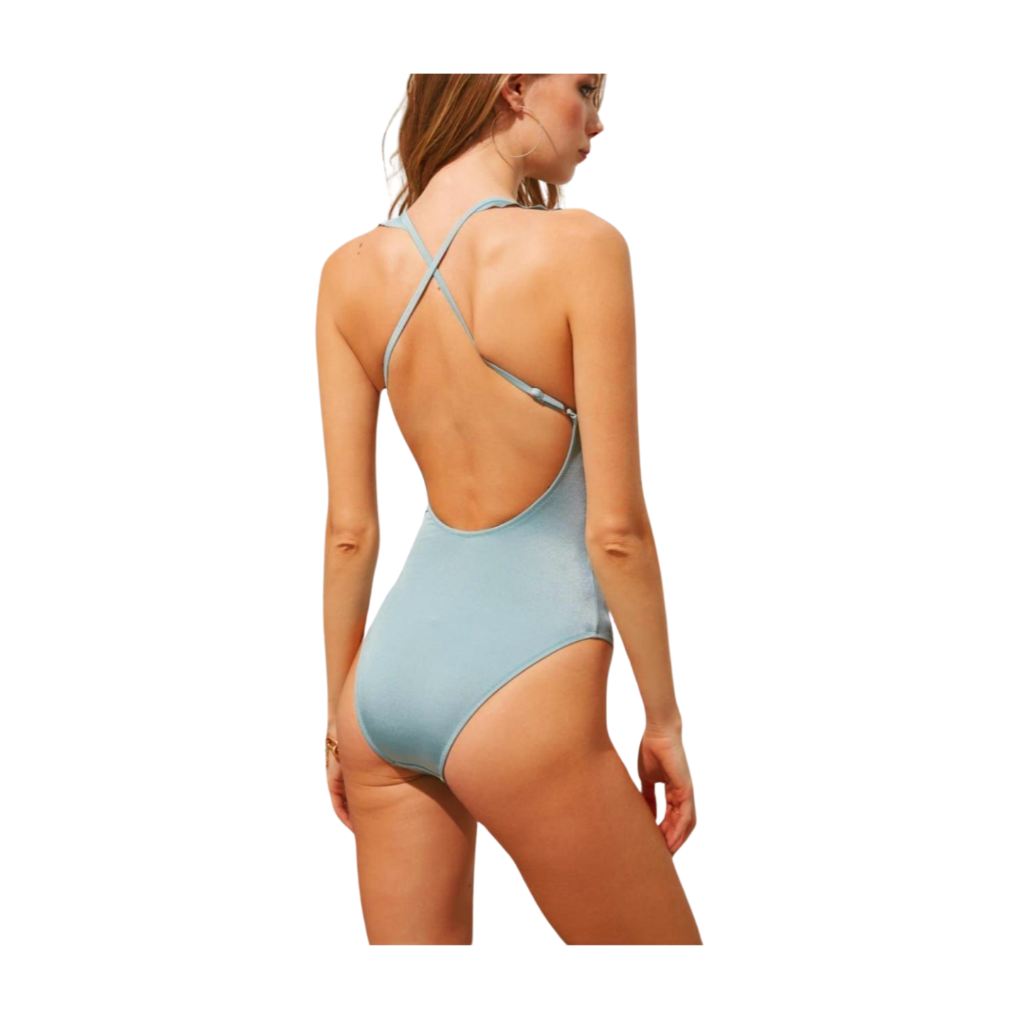 Double Padded Flounce One Piece Swimsuit