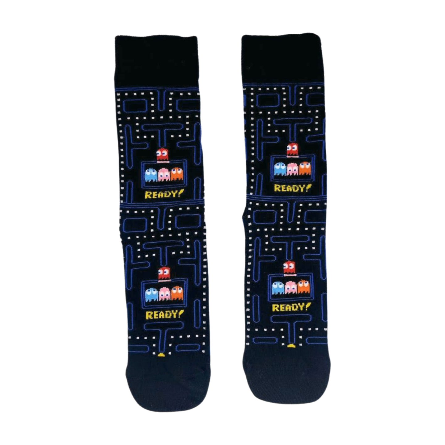 Pac-Man Arcade Game Design Socks