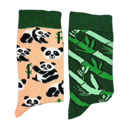 Panda Mismatched Socks