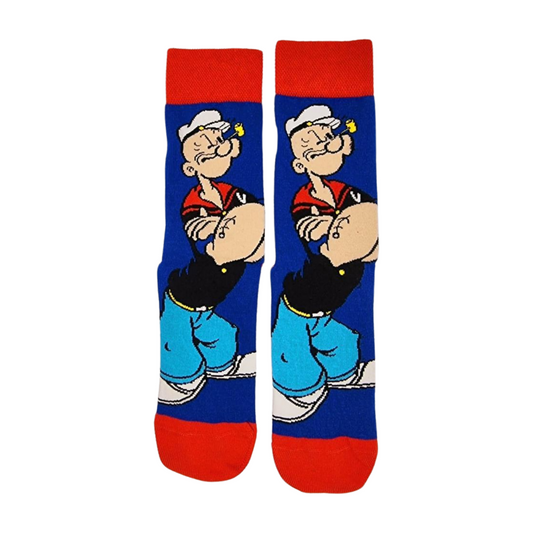 Popeye Cartoon Character Socks