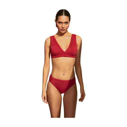 Red V Bikini Set - Bold and Sexy Swimwear