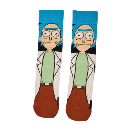 Rick and Morty Cartoon Socks