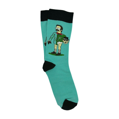 Simpsons X Breaking Bad Character Socks