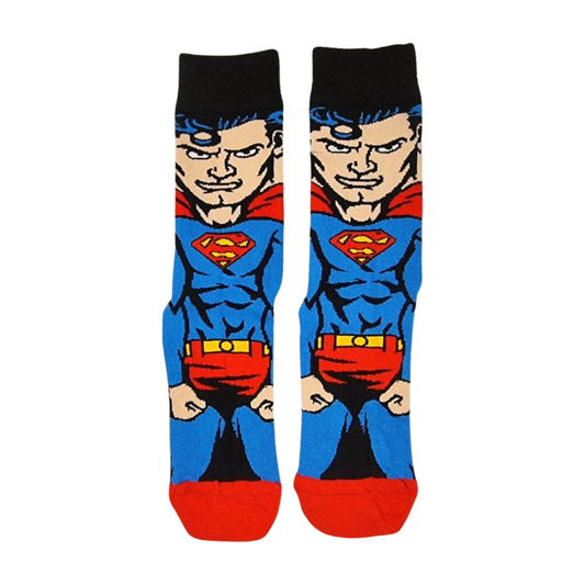 Superman Character Socks