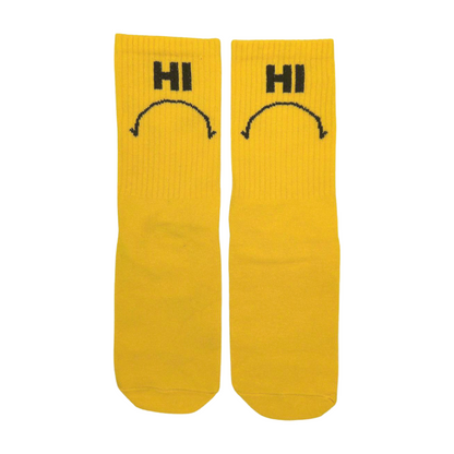 Hi/Bye Socks with Message