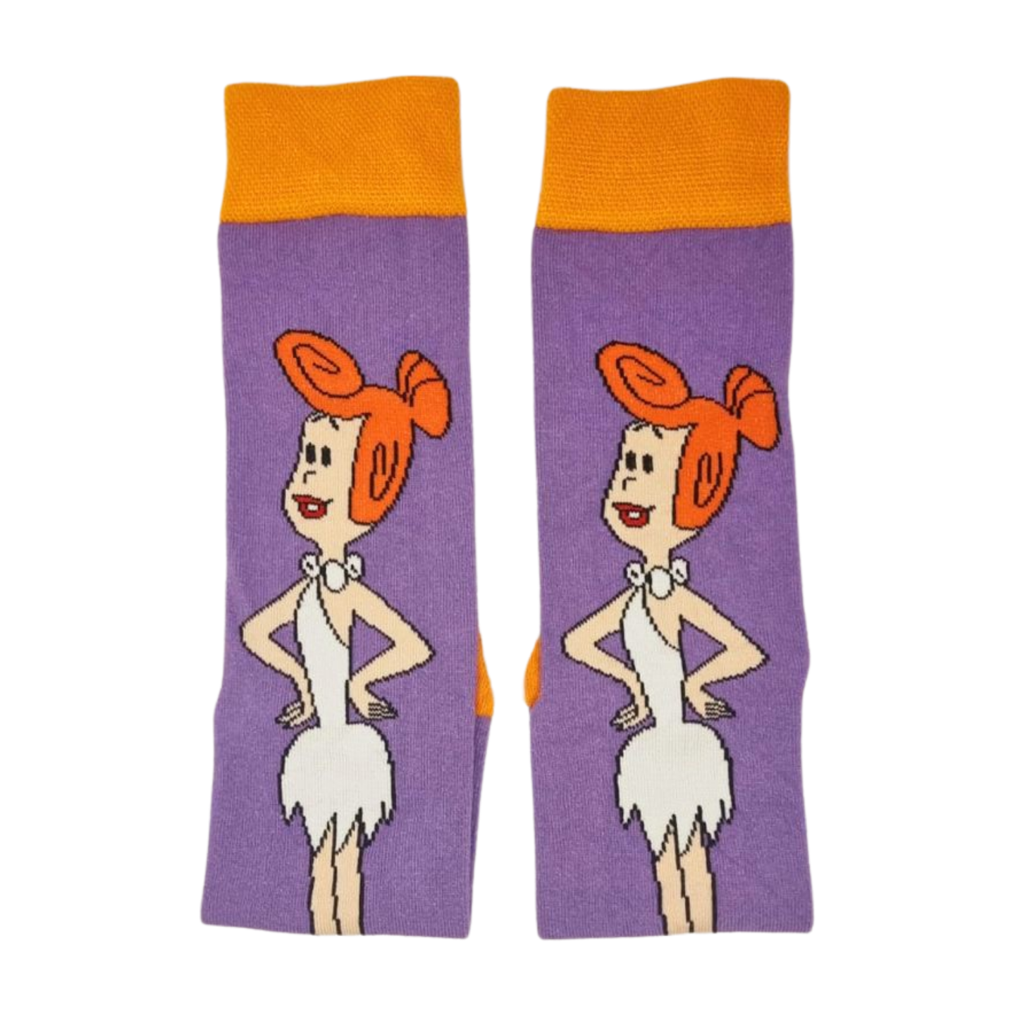 Wilma Flintstone Cartoon Character Socks